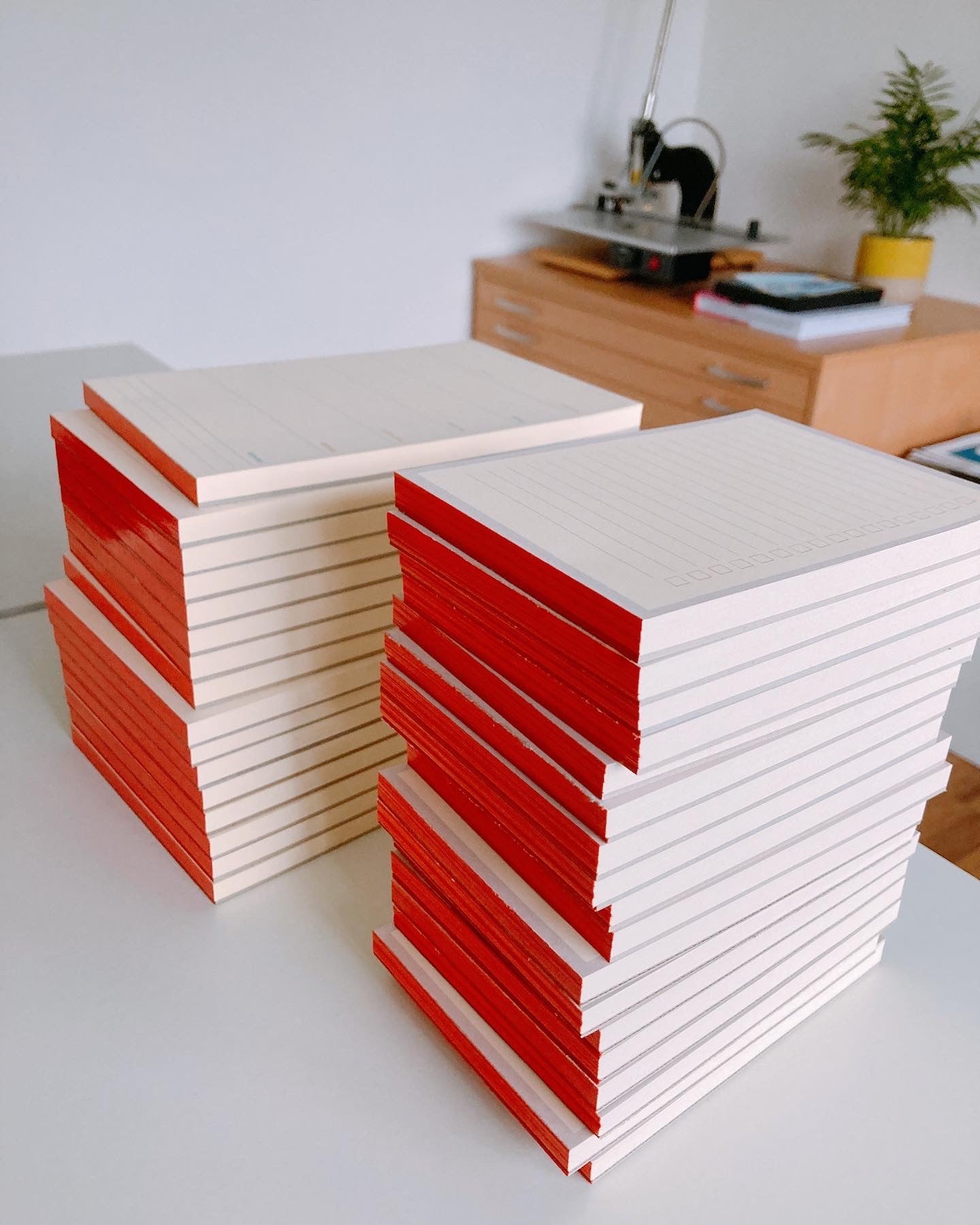 In The Studio: Making Notepads