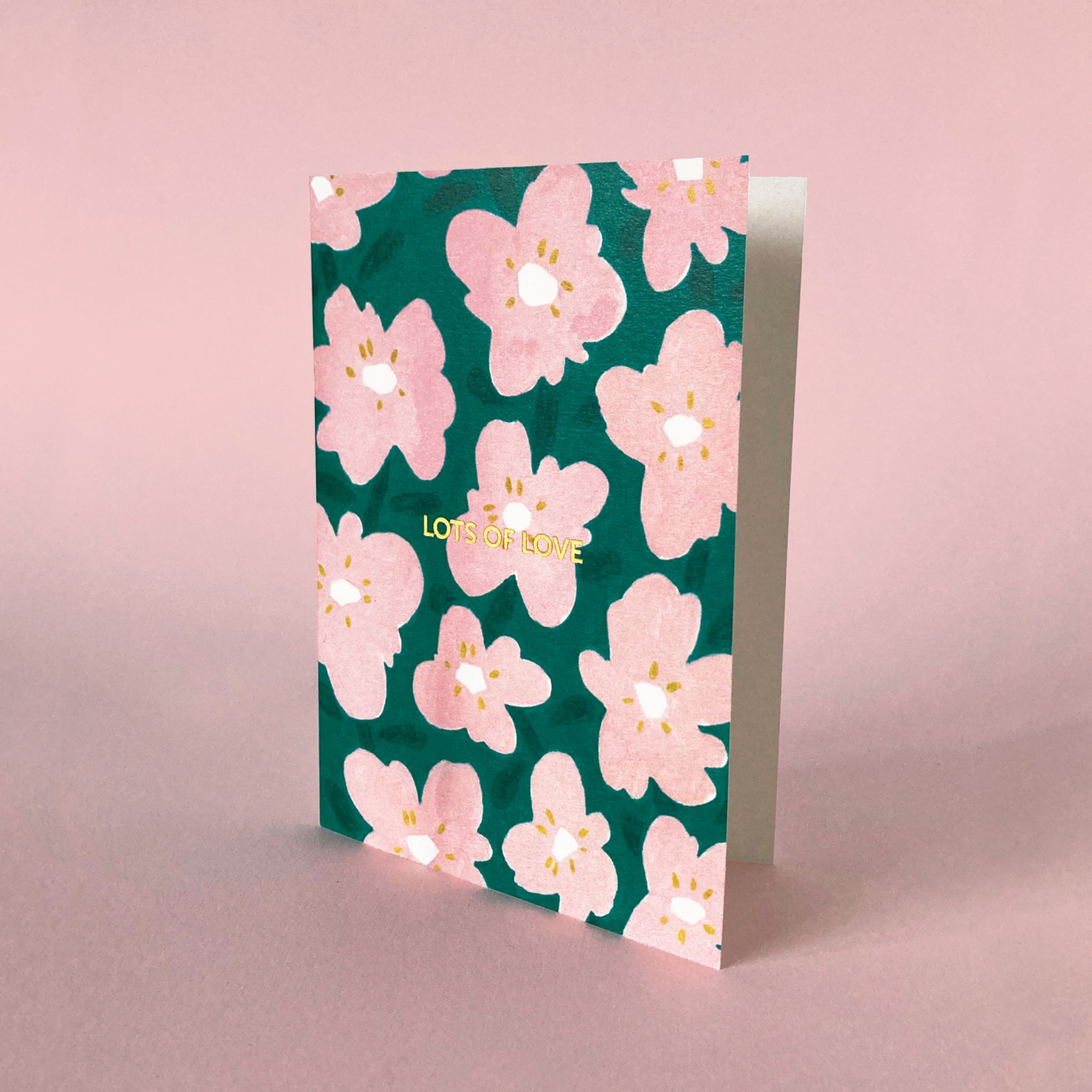 Lots of Love greetings card