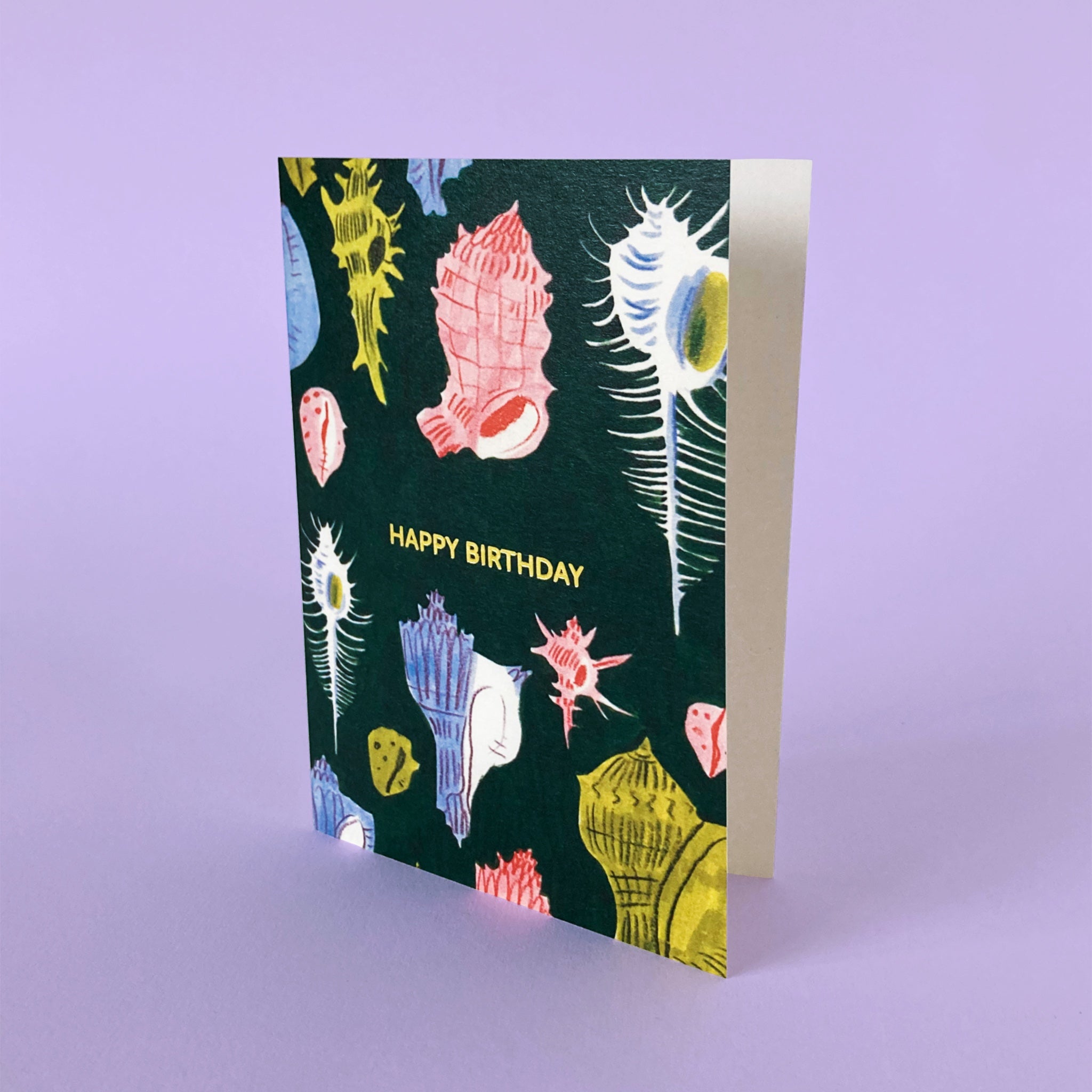 Happy birthday greetings card