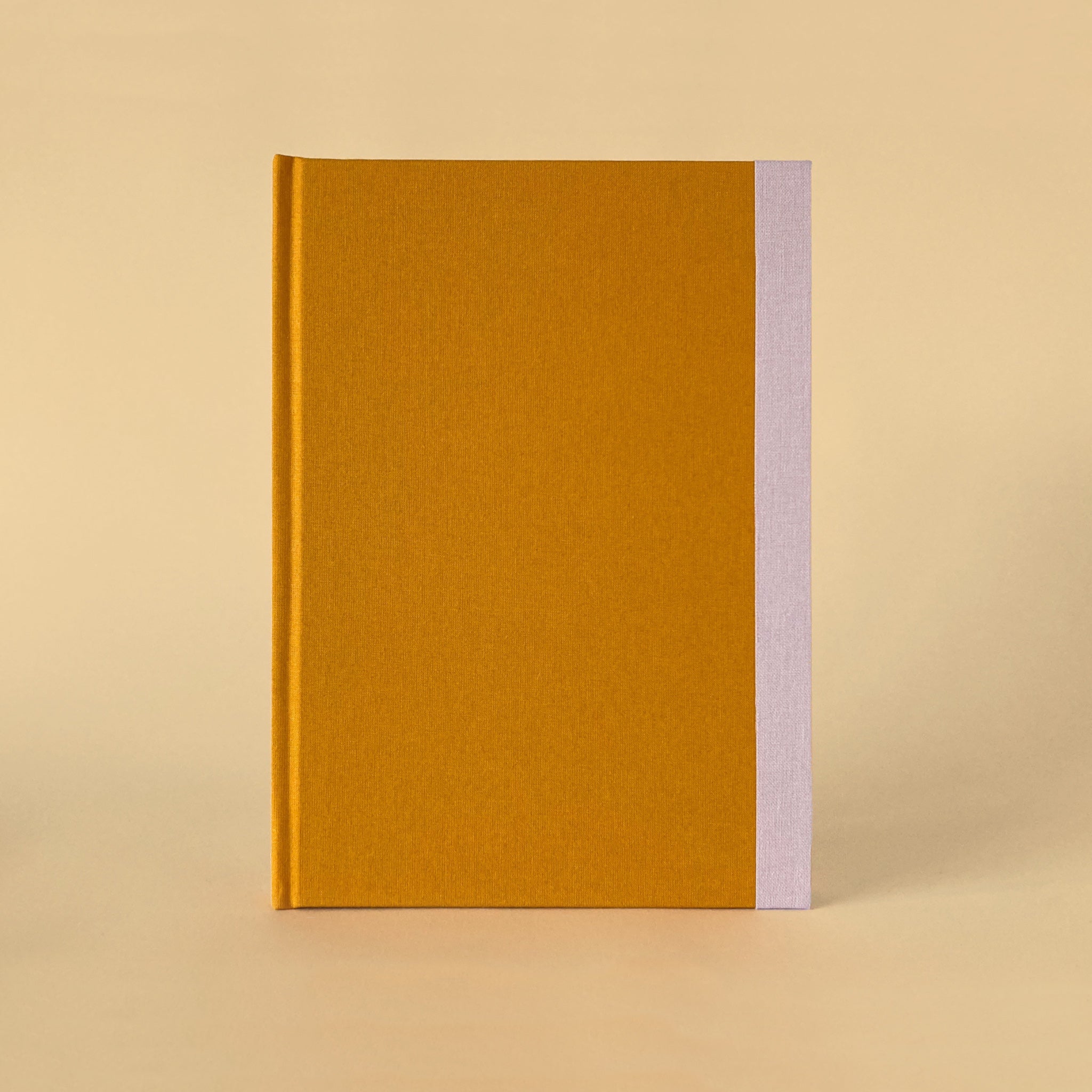 Indian yellow clothbound hardback sketchbook