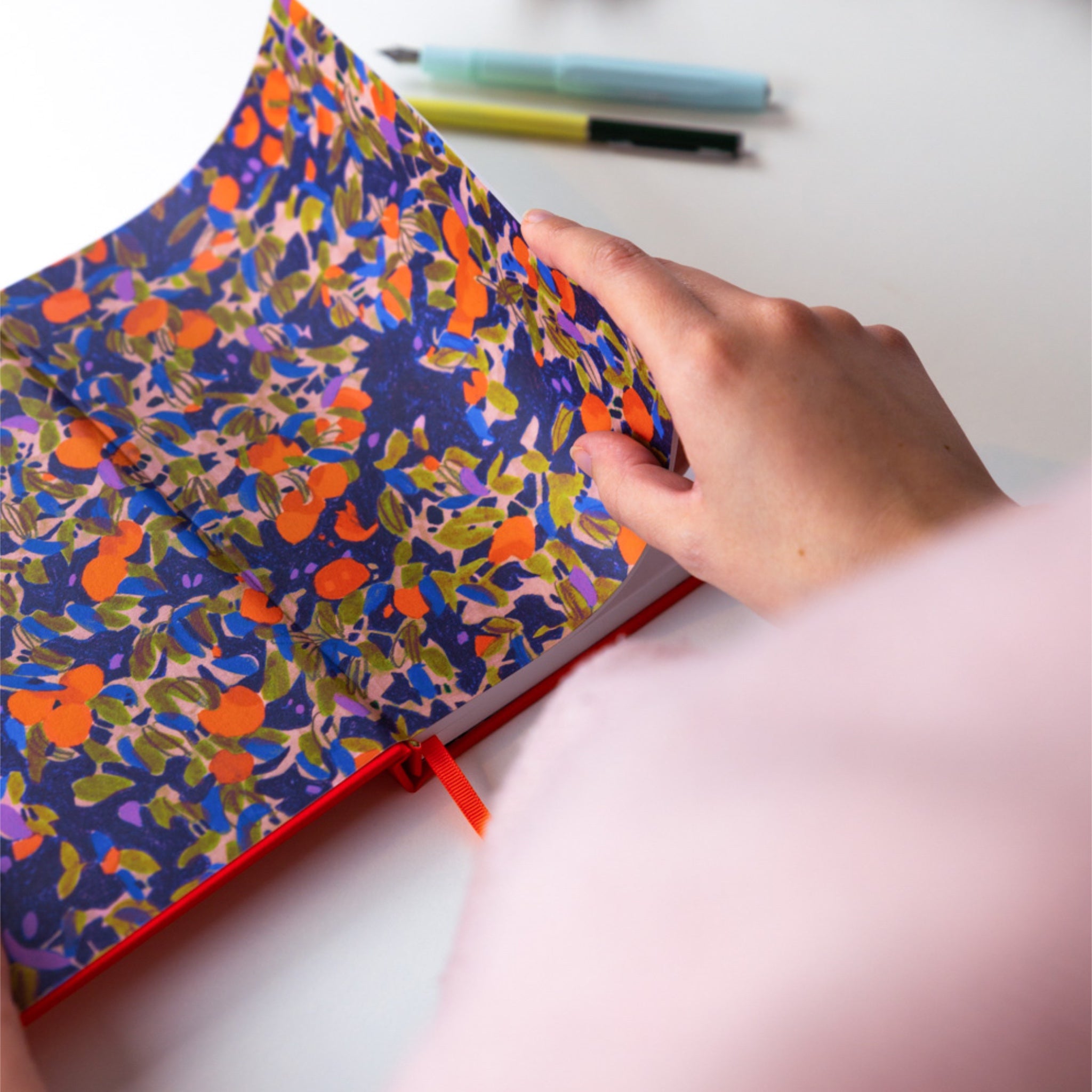 A5 clothbound hardback notebook