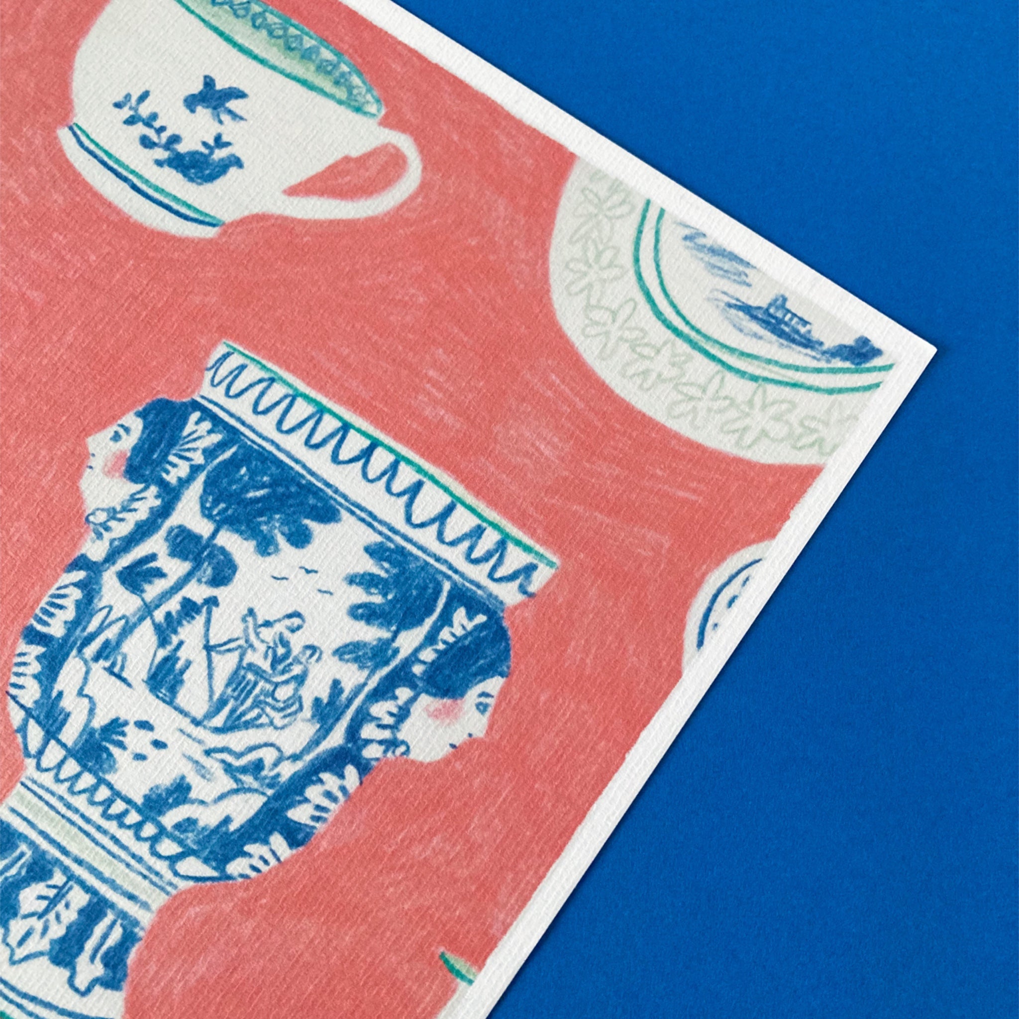 illustrated delftware museum poster