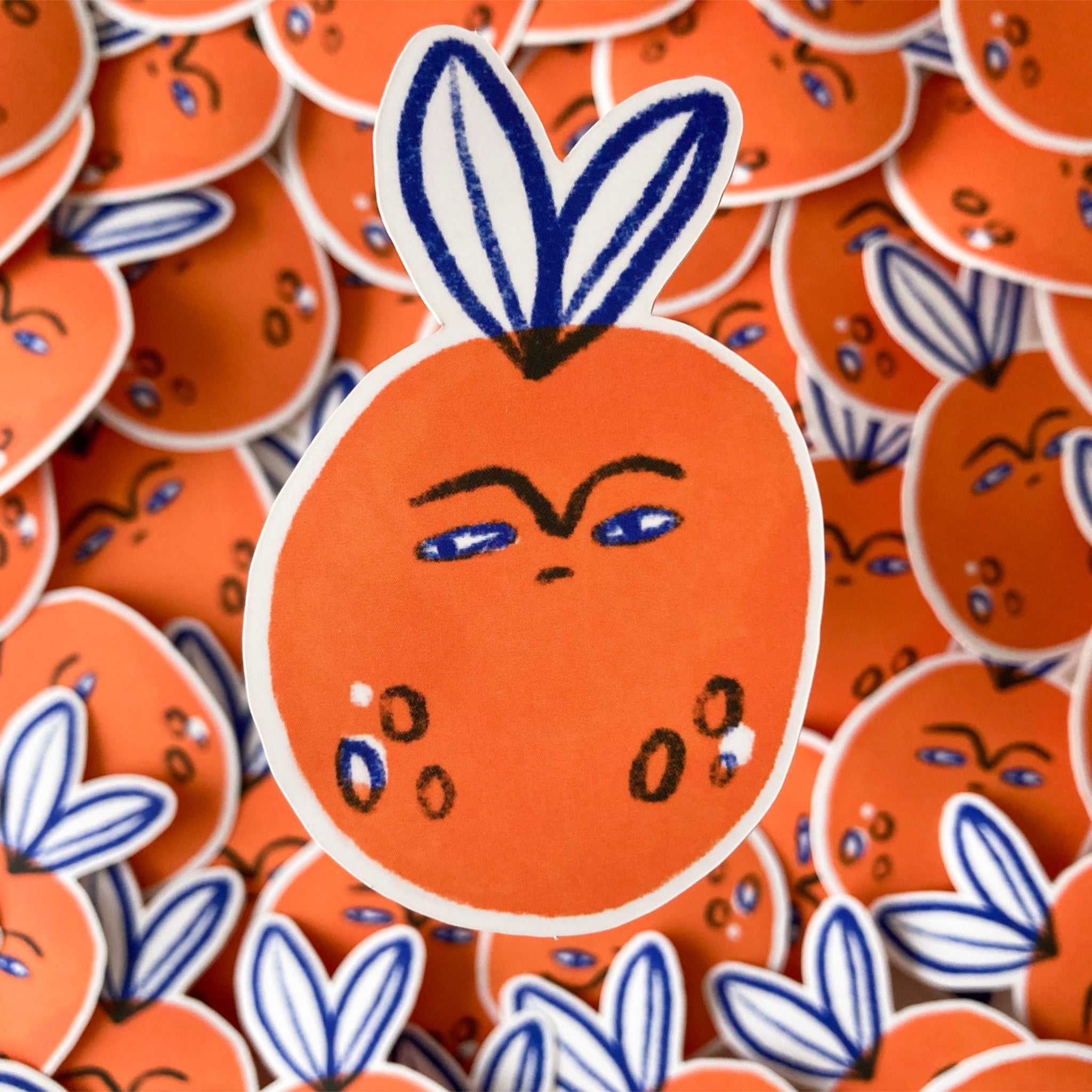 Fruit matte vinyl sticker