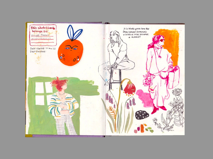 How to Start a Sketchbook and Let Go of Perfectionism – Odd Orange