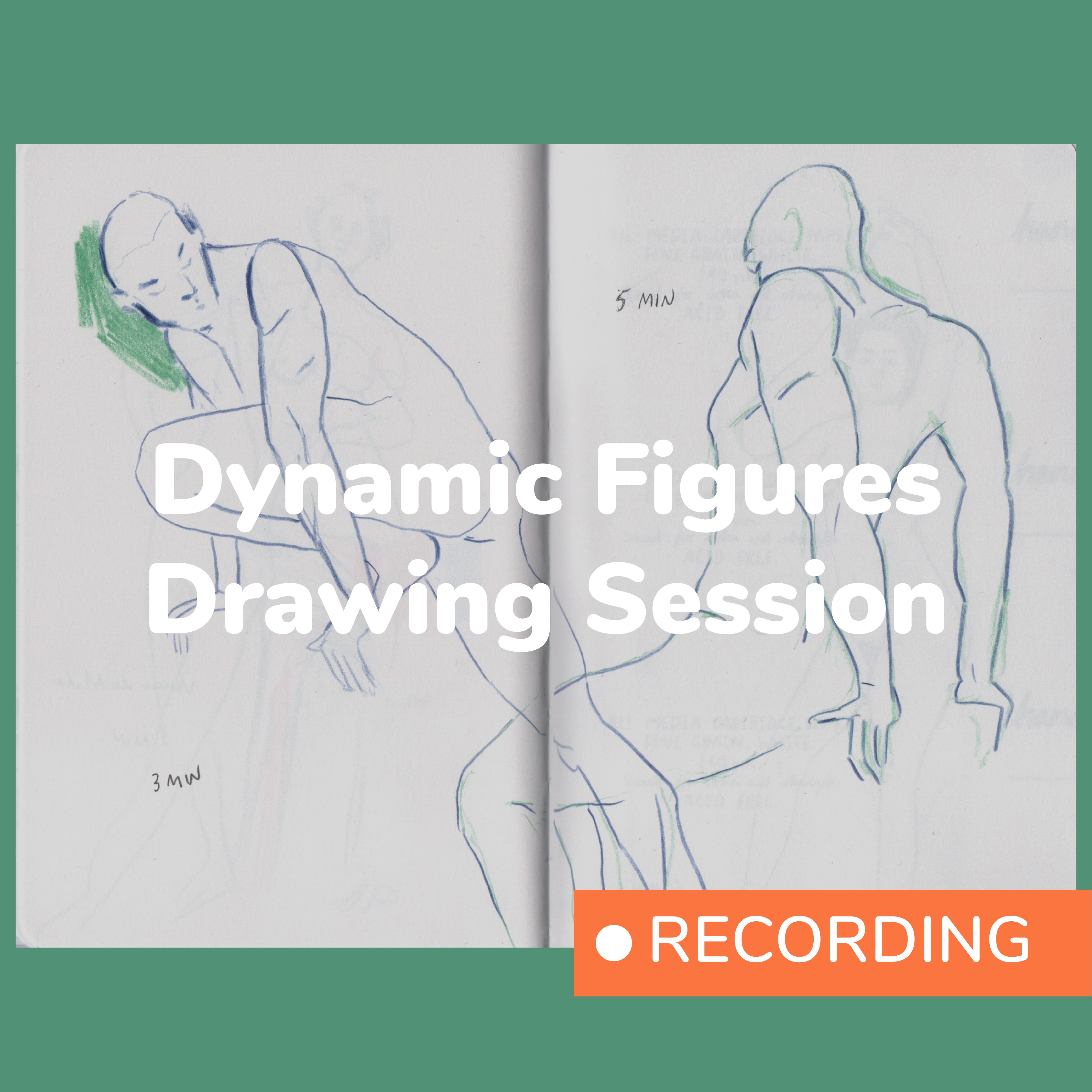 RECORDING: Dynamic Figures Drawing Session – Odd Orange