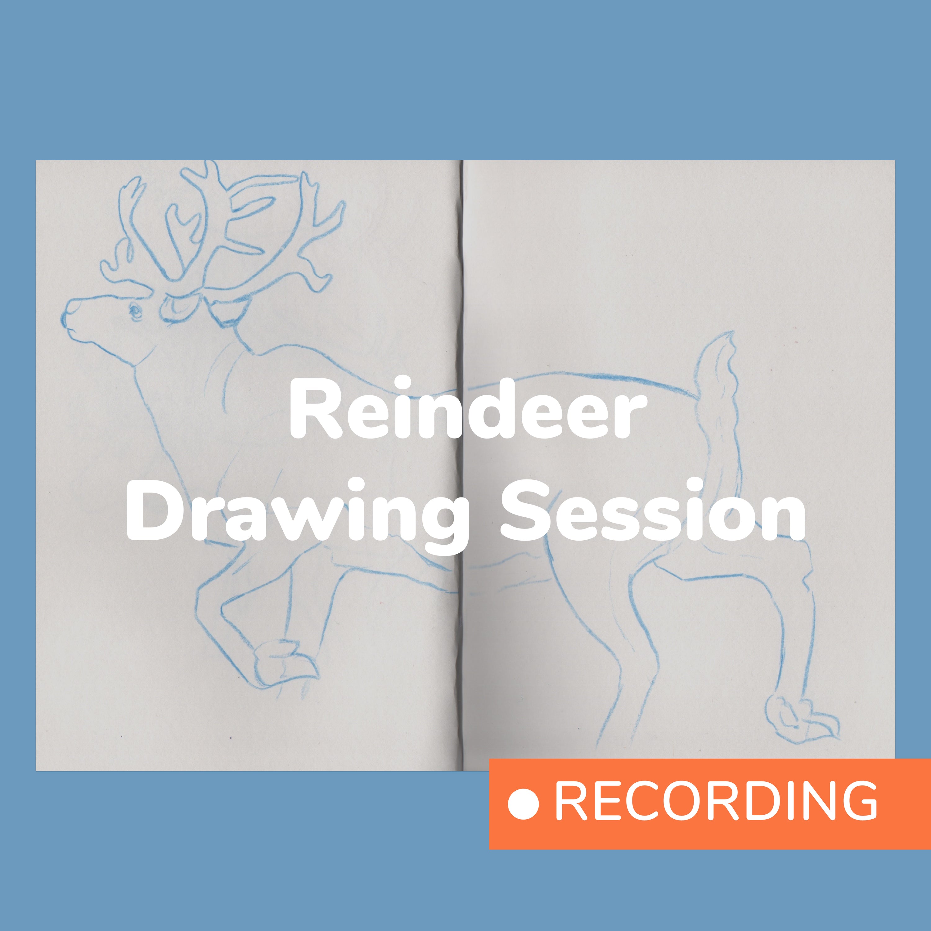 RECORDING: Reindeer Drawing Session – Odd Orange