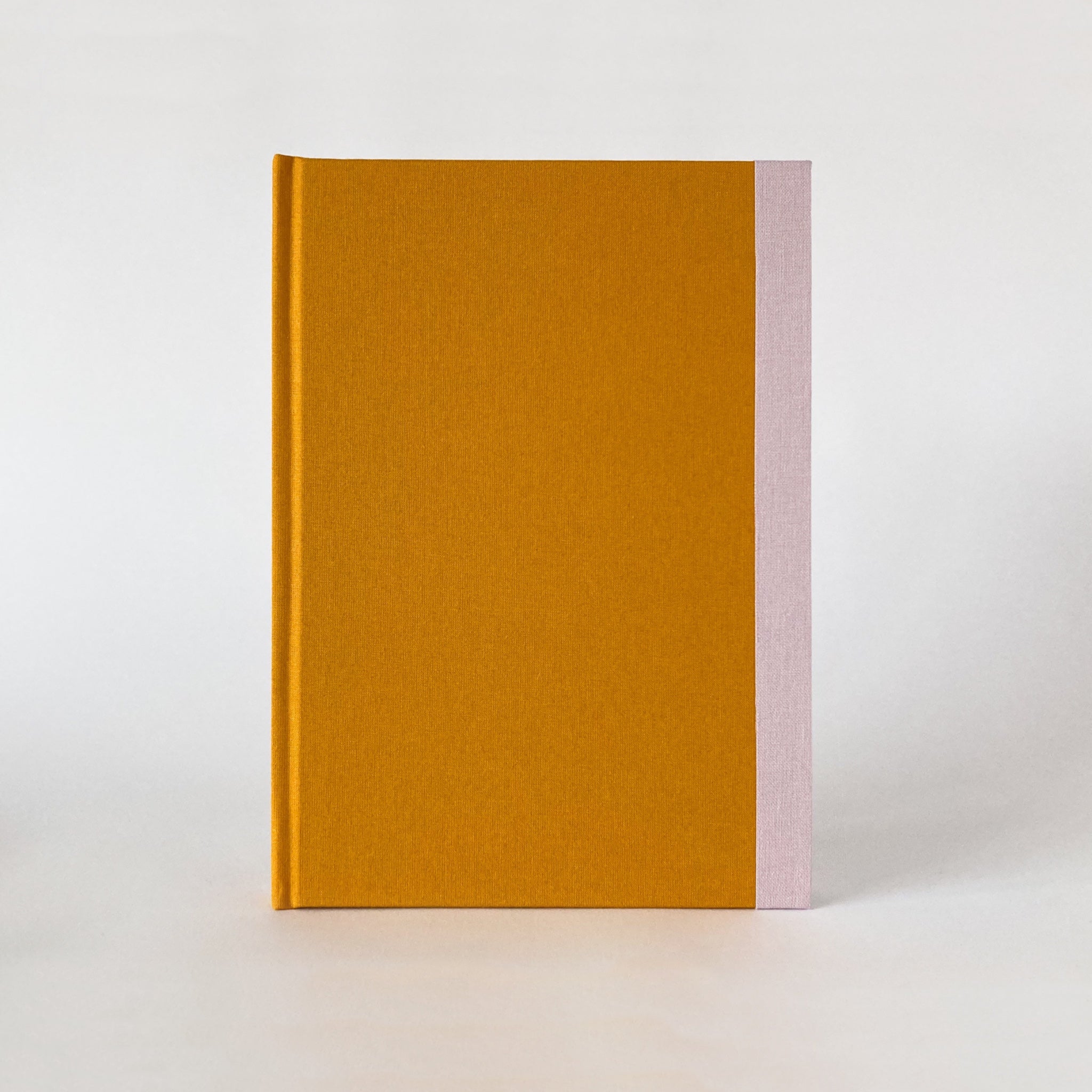Mustard yellow A5 hardback journal