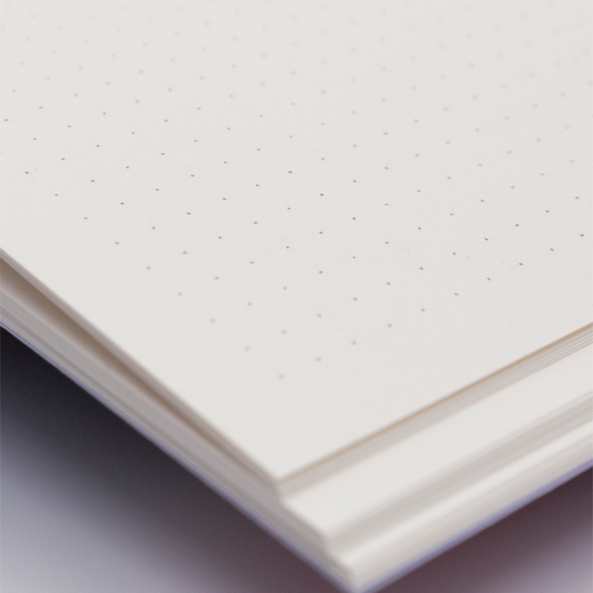 Dotted fabric covered notebook bullet journal