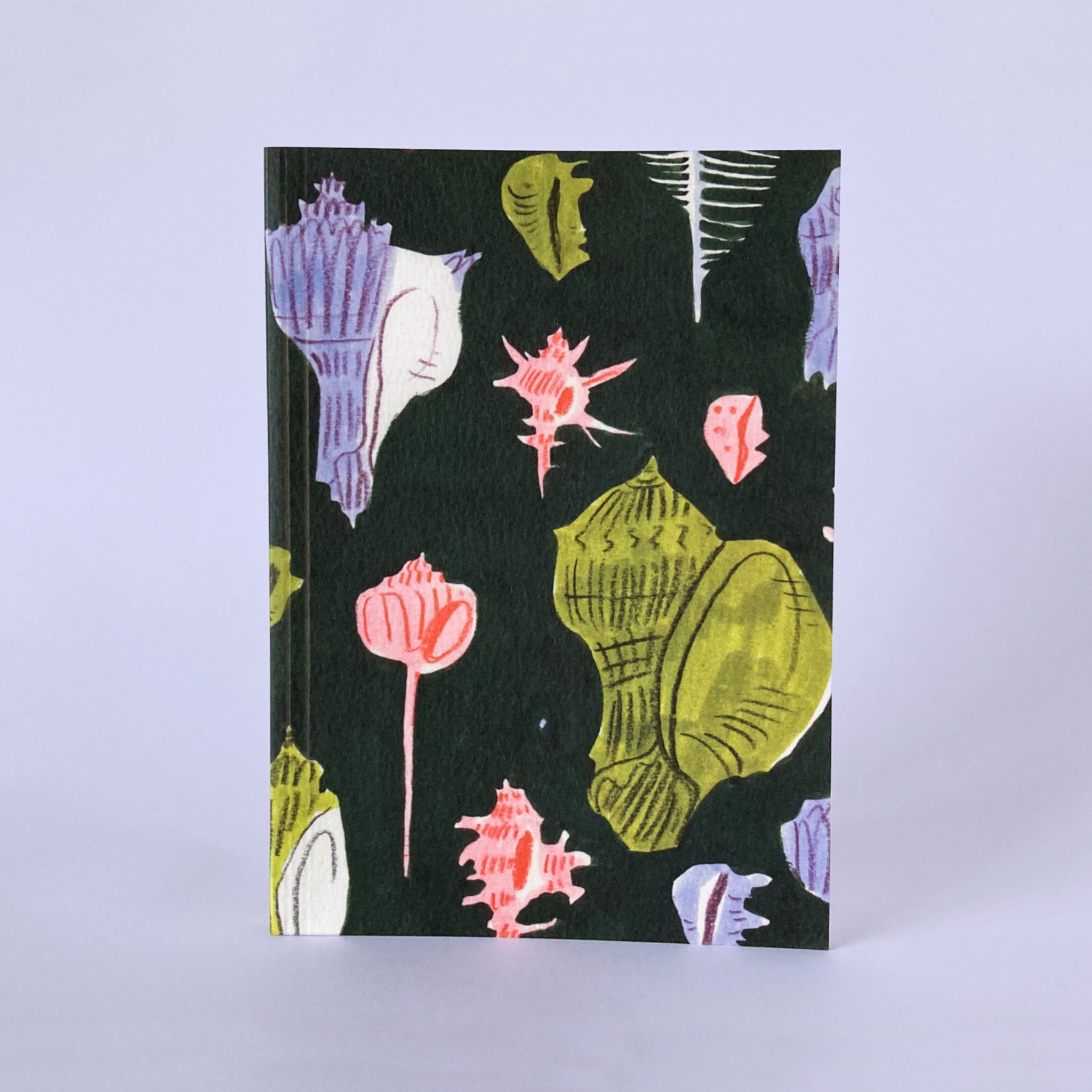 Shell pattern handmade paperback sketchbook