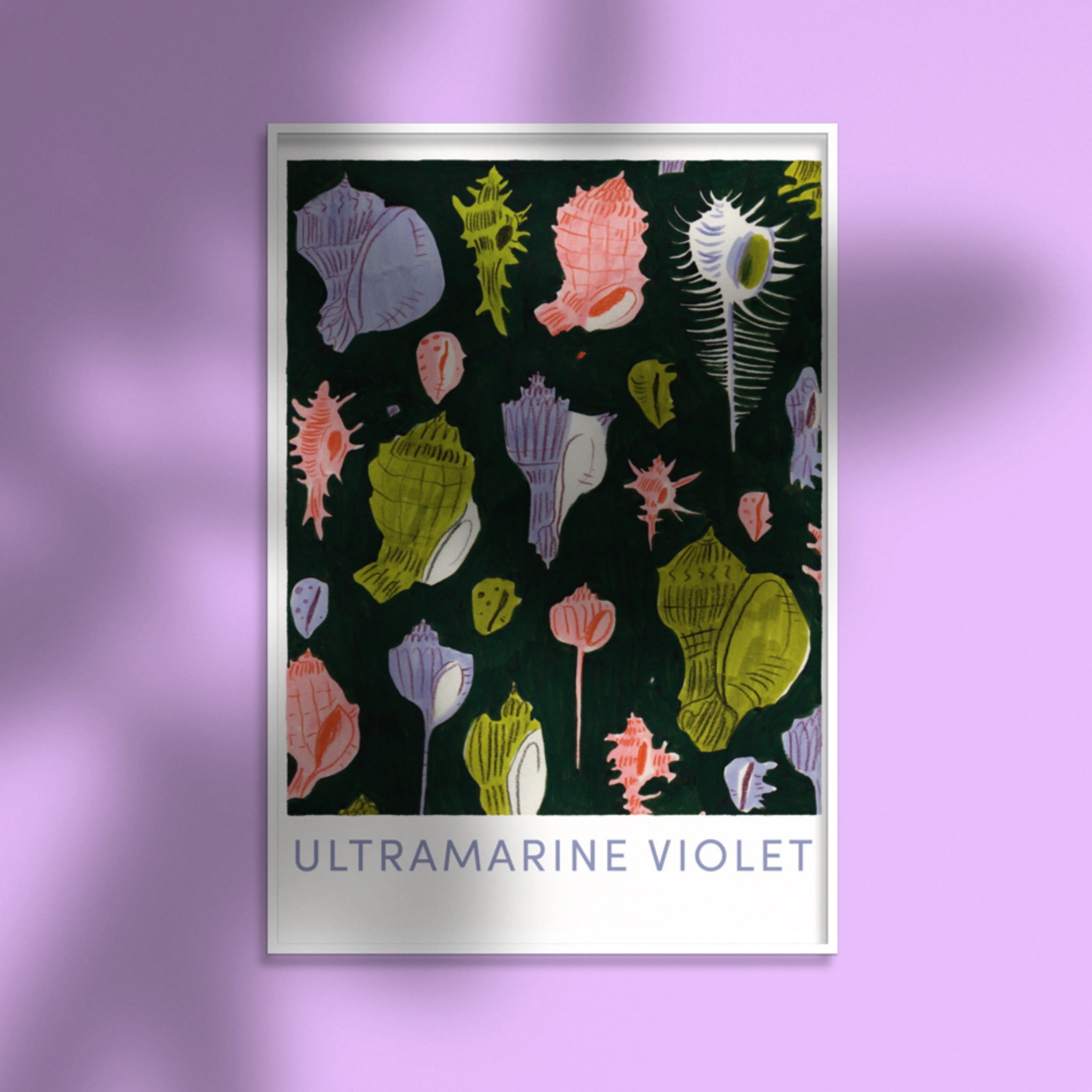 Ultramarine violet a3 art print