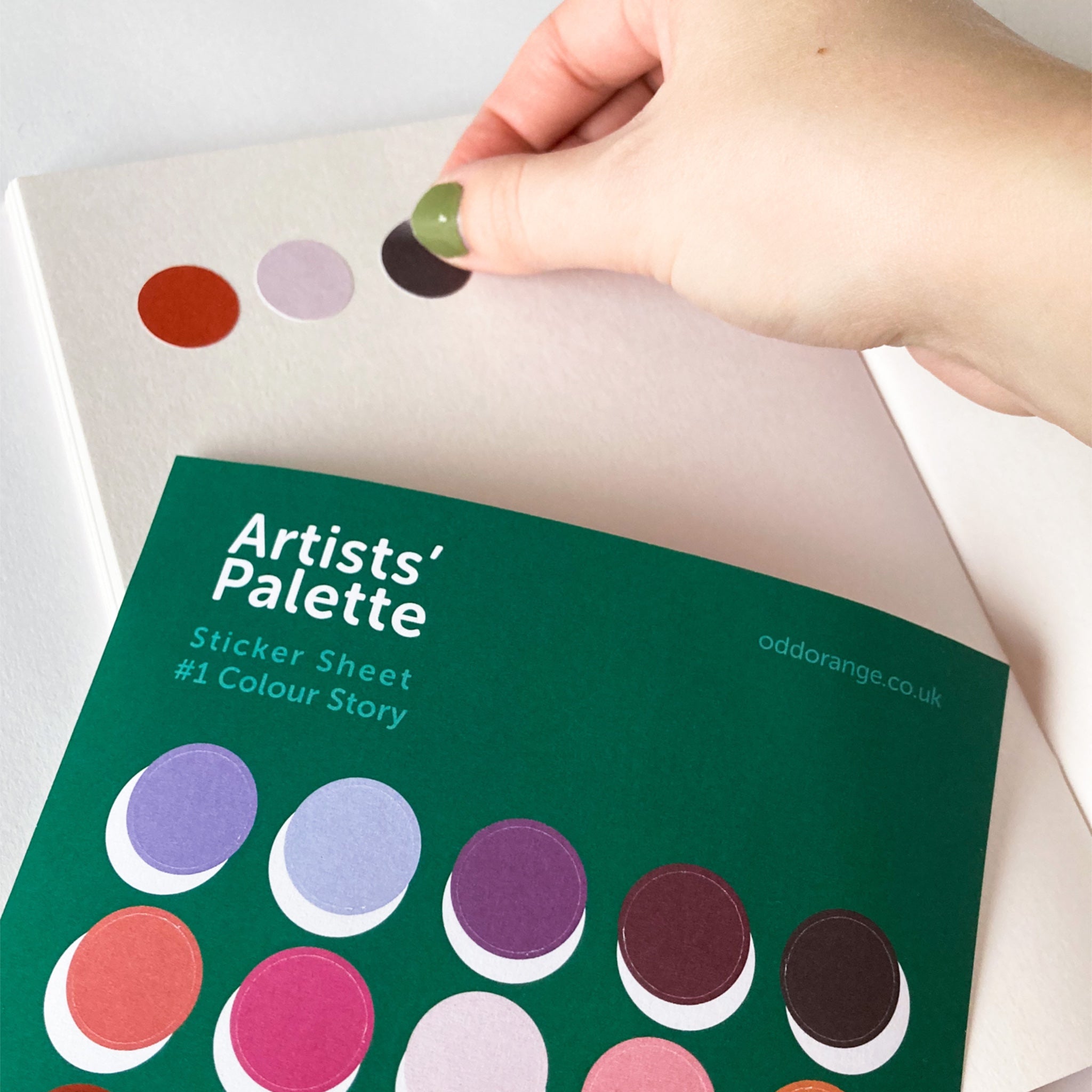 Make the best colour combinations with our colour palette sticker sheet